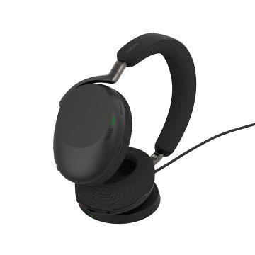 Jabra Evolve3 85 MS Stereo ( Link390c) Black + Oplaadstandaard - Headset