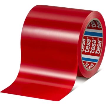 tesa Packband 66m x 50mm rood