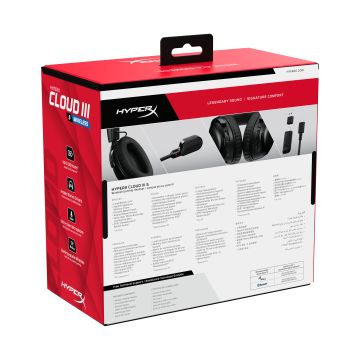 HyperX Cloud III S Wireless - Gaming Headset (zwart)