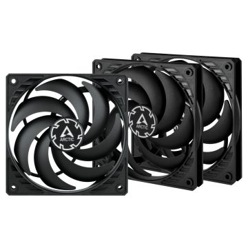 ARCTIC P12 Slim PWM PST 3-pack - Ventilator