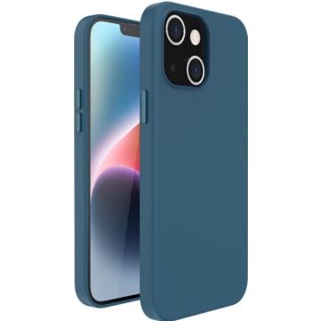 Accezz Leather Backcover met MagSafe iPhone 14 Plus - Donkerblauw
