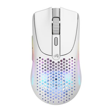 Glorious Model O 2 Mini Wireless Gaming Maus, RGB - Matt-Weiß