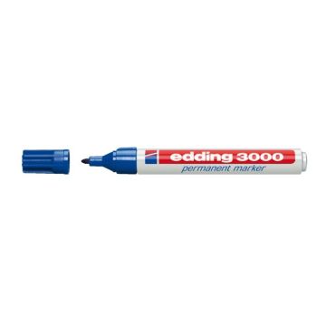 Edding 3000 Blauw - Permanente marker (10 stuks)
