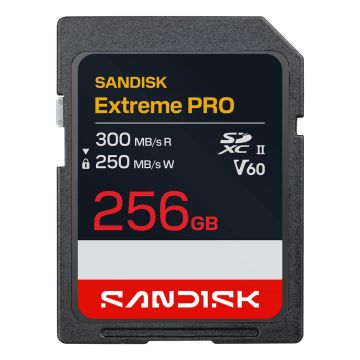 Sandisk Extreme Pro SDXC UHS-II V60 256GB - Flashgeheugenkaart