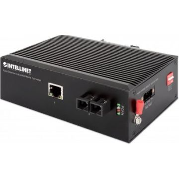 INTELLINET Industrie media omzetter SC Singlemode 20km IP40