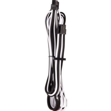 Cable PSU Corsair Type4 EPS12V CPU cable with Comb Premium Individually Sleeved EPS12V White/Black