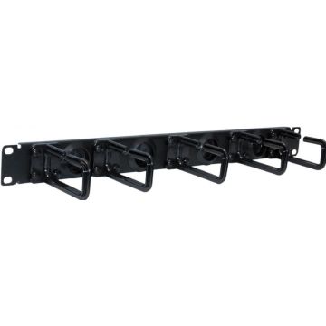 Eaton Tripp Lite Series Rack Enclosure Cabinet Horizontal Cable Ring Flexible 1URM - Kabelbeheerkit voor rack