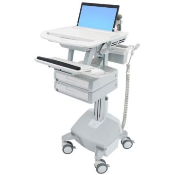 Ergotron StyleView Laptop Cart, LiFe Powered, 2 Drawers - Wagen (alleen opladen)