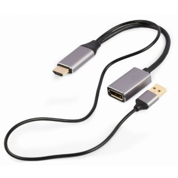 gembird 4k HDMI to Displayport adapter zwart