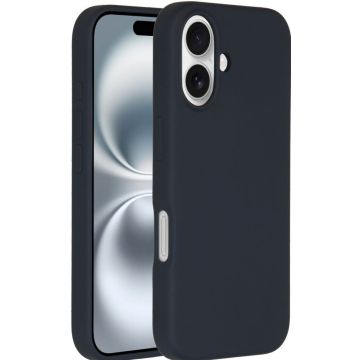 Accezz Liquid Silicone Backcover met MagSafe iPhone 16 - Donkerblauw