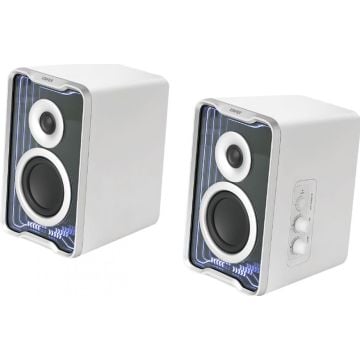 Edifier QR30 Desktoplautsprecher weiss   Bluetooth,RGB retail