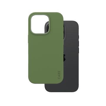 CARE by PanzerGlass Fashion Backcover MagSafe voor de Apple iPhone 16 Pro - Groen  