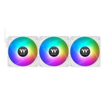 Thermaltake CT140 EX ARGB Fans White 3-pack - Ventilator 