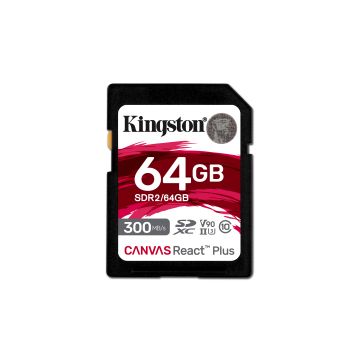 Kingston Canvas React Plus 64GB - Flashgeheugenkaart