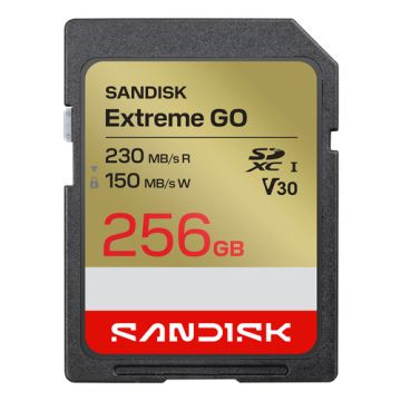 Sandisk Extreme GO SD 256GB - Flashgeheugenkaart