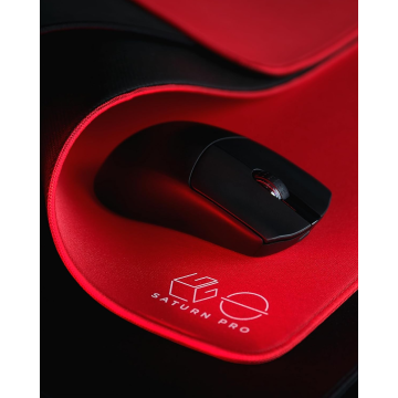 Lethal Gaming Gear Saturn PRO Gaming Firm/Mid Red - Muismat