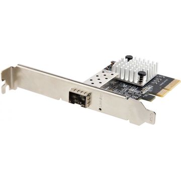 StarTech.com 10G PCIe SFP+ Netwerkkaart, Single SFP+ Port Netwerk Adapter, Open SFP+ voor MSA-Compliant ModulesDirect-Attach Kabels, 10 Gigabit Fiber NIC, PCI Express SFP+ Netwerkkaart (PEX10GSFP) - Netwerkadapter