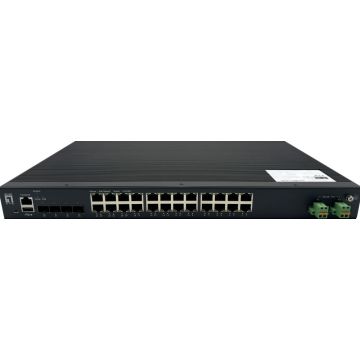 LevelOne Switch 24x GE IXP-2871 L2+ Managed 19" 370W 4xPoE