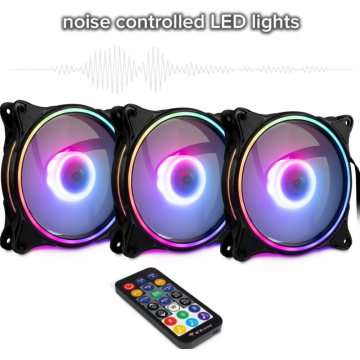 Inter-Tech Argus RGB-Fan Set RS-08 - Ventilator