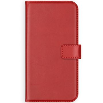 Selencia Echt Lederen Bookcase Samsung Galaxy S20 - Rood