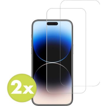 Accezz Gehard Glas Screenprotector 2-pack iPhone 15 / 15 Pro / 16