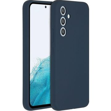 Accezz Liquid Silicone Backcover Samsung Galaxy A54 (5G) - Donkerblauw