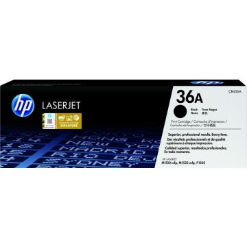 HP 36A originele zwarte LaserJet tonercartridge, 2000 pagina's, Zwart, 1 stuk(s)