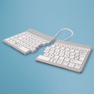 ErgonomicKB Split QWERTY(ES) Bluet white