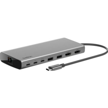 Belkin CONNECT 8-in-1 Dual Display Core Hub - Dockingstation