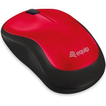 Equip Optische muis Wireless rood mini