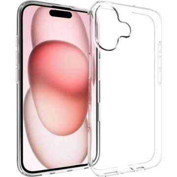 Accezz Clear Backcover iPhone 16 - Transparant