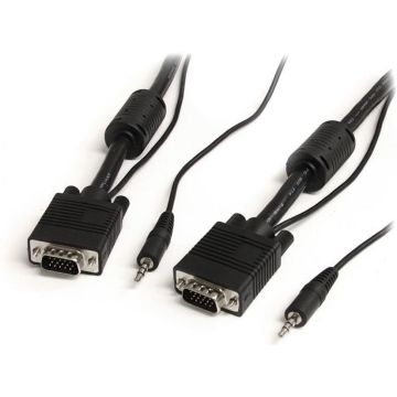 StarTech.com 5m Coax High Resolution Monitor VGA Video Cable with Audio - VGA-kabel