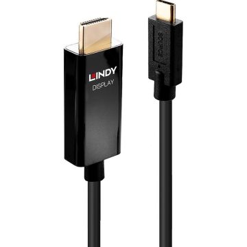 Lindy 1m USB Type C an HDMI Adapterkabel met HDR