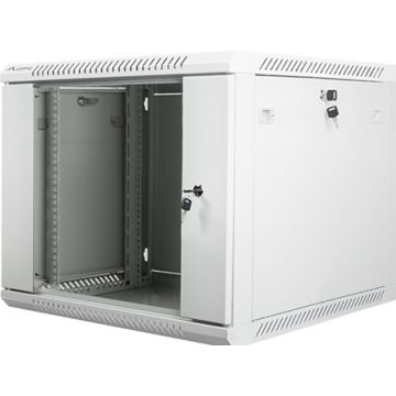 Lanberg Rack Wandbehuizing 19" 9U/600X600 (Flat-Pack) met Meta