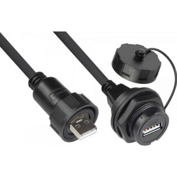 Good Connections Industrie-Einbauverlängerung S4-USB 2.0 1m