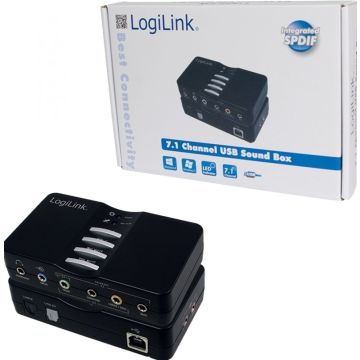 LogiLink USB Sound Box Dolby 7.1 - Geluidskaart