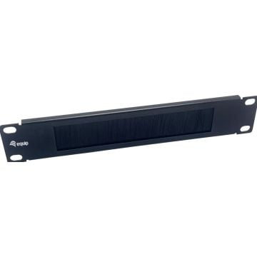 Equip Kabelgoot 10" 1HE Bürstenplatte zwart