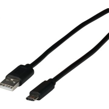 EFB USB2.0 Anschlusskabel A-C,St.-St.,3m, 480Mbit 3A