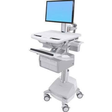Ergotron StyleView Cart with LCD Pivot, SLA Powered, 2 Tall Drawers - Wagen