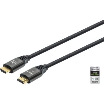 MANHATTAN 8K@60Hz HDMI-Kabel met Ethernet-kanaals St./St. 3m