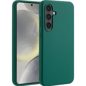 Accezz Liquid Silicone Backcover met MagSafe Samsung Galaxy S24 FE - Forest Green