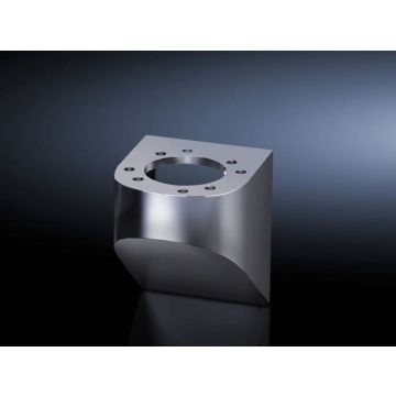 Rittal Wandkonsole CP 40, edelstaal, Rückseitig, Gewinde M8