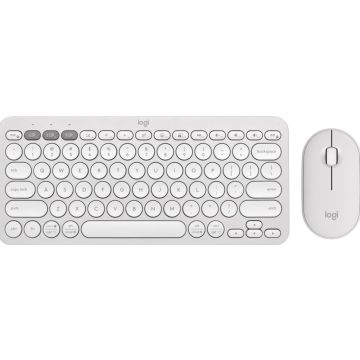 Logitech Pebble 2 Combo Wit - Toetsenbord en muis set