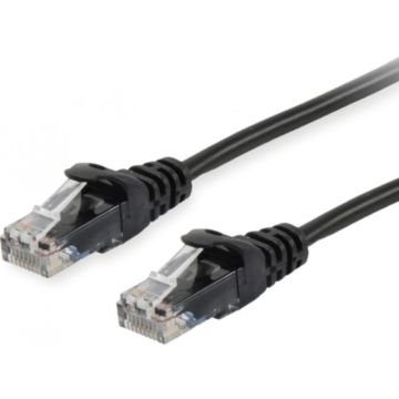 Equip Patchkabel Cat6A U/UTP 2xRJ45 0.25m zwart