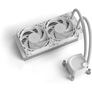 EKWB EK-Nucleus AIO CR240 Lux D-RGB White - Waterkoeler