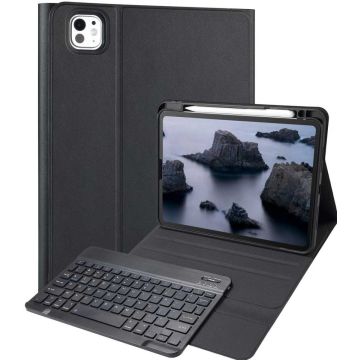 Accezz AZERTY Bluetooth Keyboard Bookcase iPad Pro 11 (2024) M4