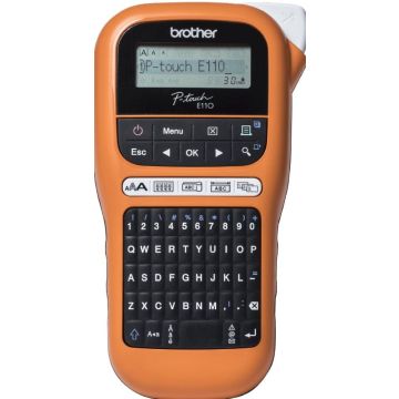 Printer Brother P-Touch E110VP TZ/3,5-12mm,Label Printer