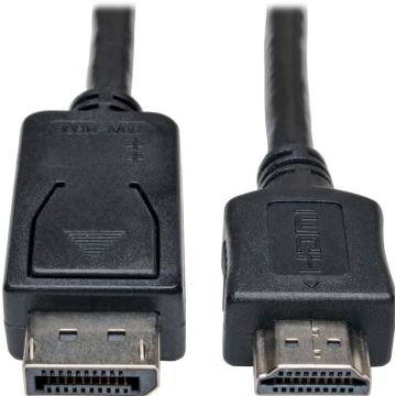 Eaton Tripp Lite Series DisplayPort to HDMI Adapter Cable (MM), 6 ft. (1.8 m) - Adapterkabel