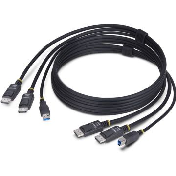 STARTECH Dual-DP/USB 5Gbps KVM Cable