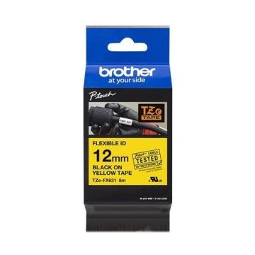 Brother TZe-FX631 - Zwart op geel